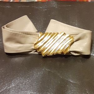 “VINTAGE” Genuine Leather Bold Ornament Belt